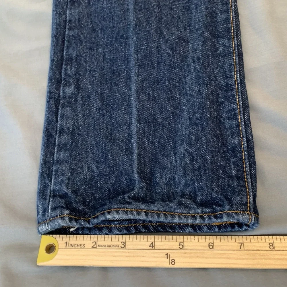 Levis‎ 501 Jeans Mens 36x30 Blue Denim Straight Leg Button Fly Classic Fit